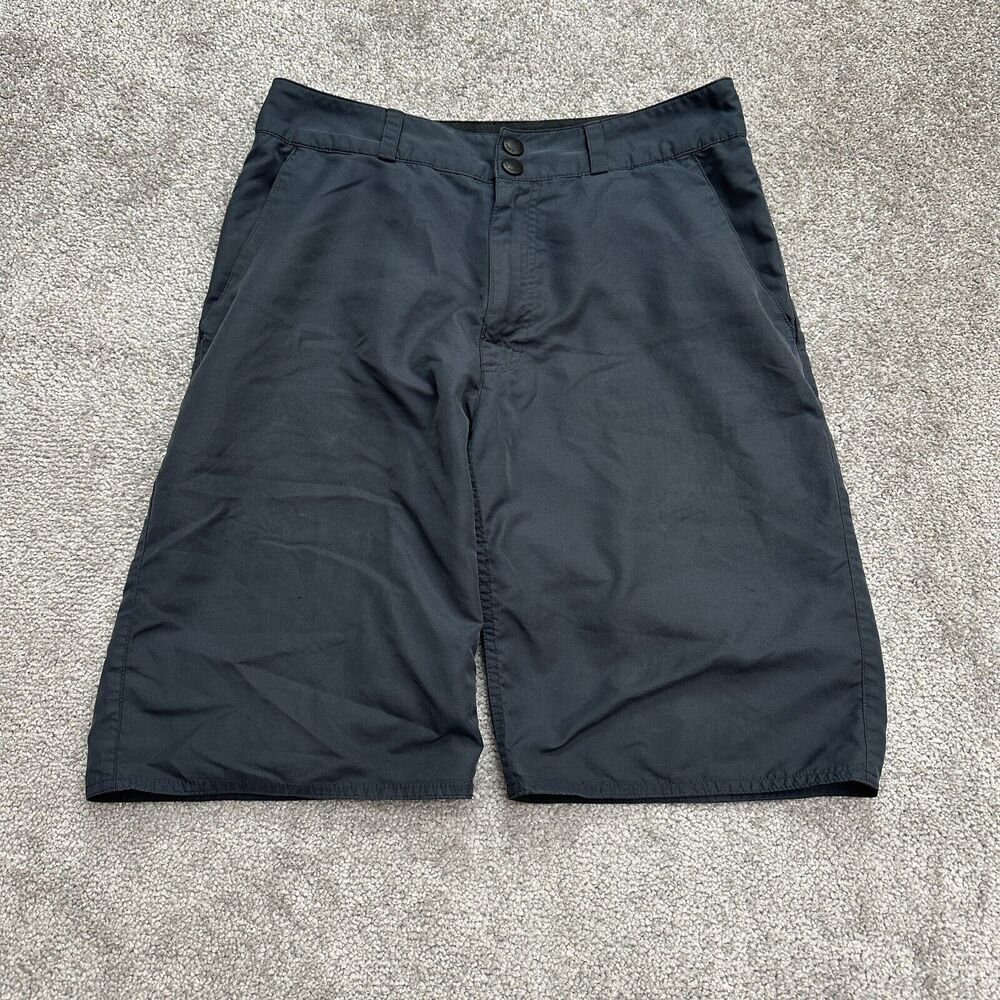 Columbia Tomwater Omni Shield Shorts Mens 30x11 Blue Snap Button Outdoor Hiking